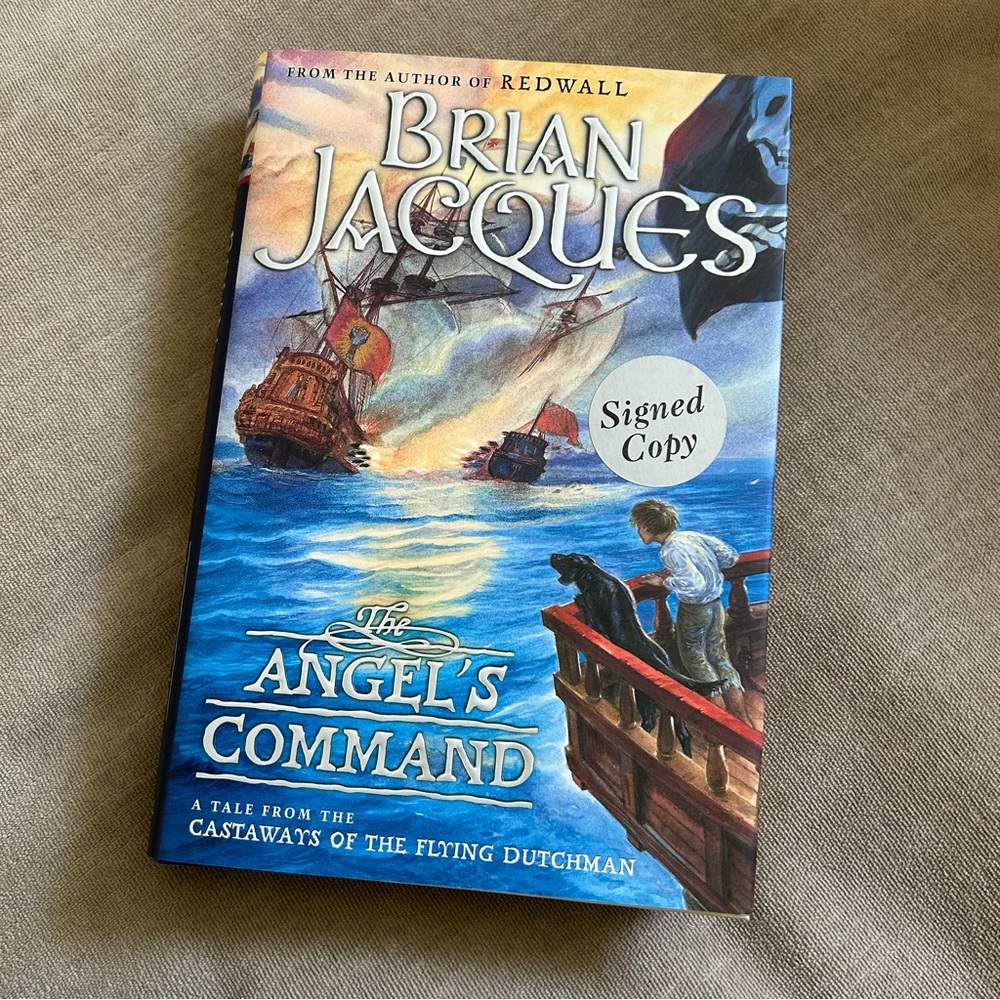 SIGNED Brian Jacques David Elliott The Angel’s Command Philomel Books 2003 1st/1